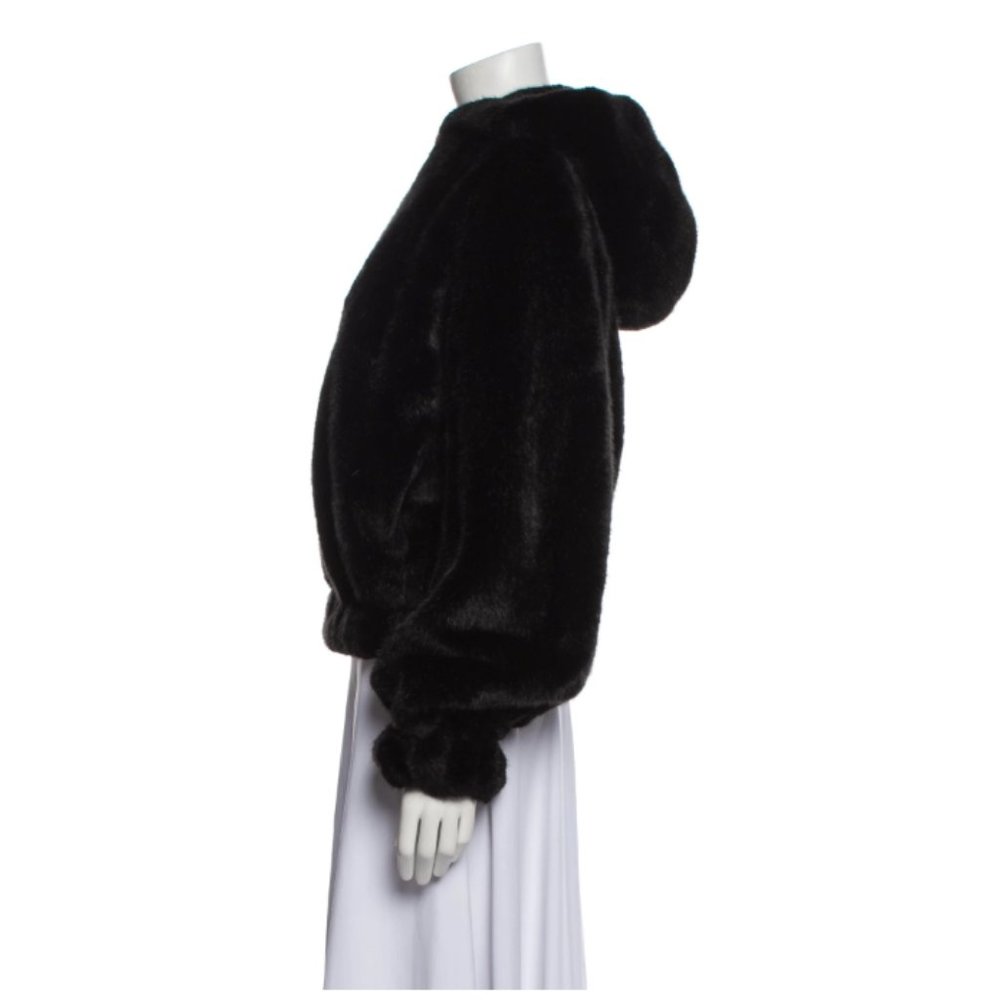 Helmut Lang Faux Fur Hoodie - Size S - Picture 2 of 3